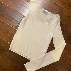 Zara one sleeve top